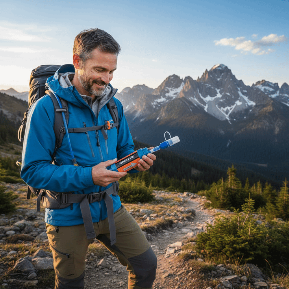 Water Purification Straw - Мини-фильтр-соломинка для очистки воды TUP, для