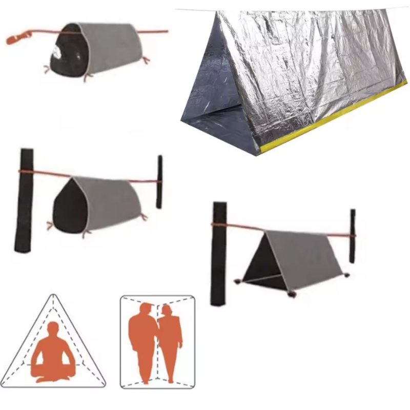 Портативная аварийная палатка  – обзор и цена Emergency Mylar Tent