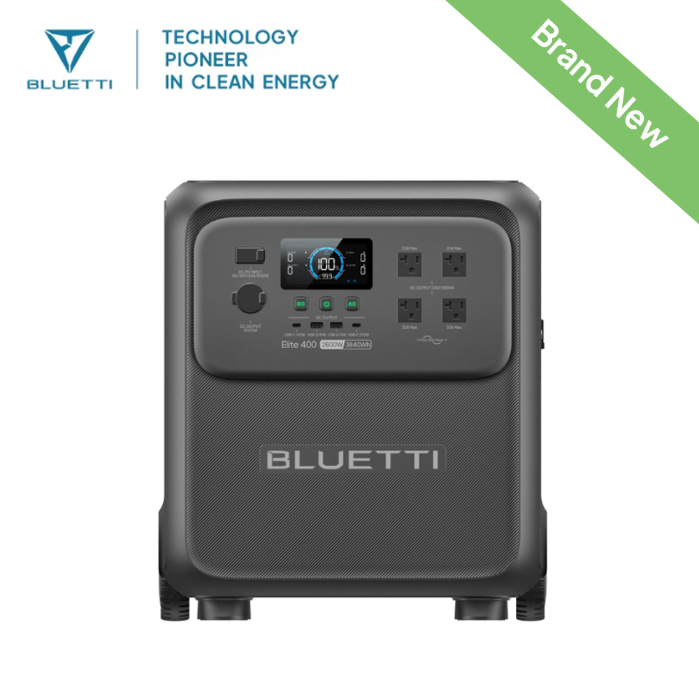 BLUETTI Elite 400 2600W 3840Wh – обзор и цена Solar Emergency Charger