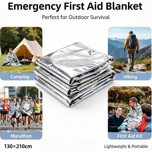 Термальное аварийное одеяло из – обзор и цена Emergency Mylar Tent
