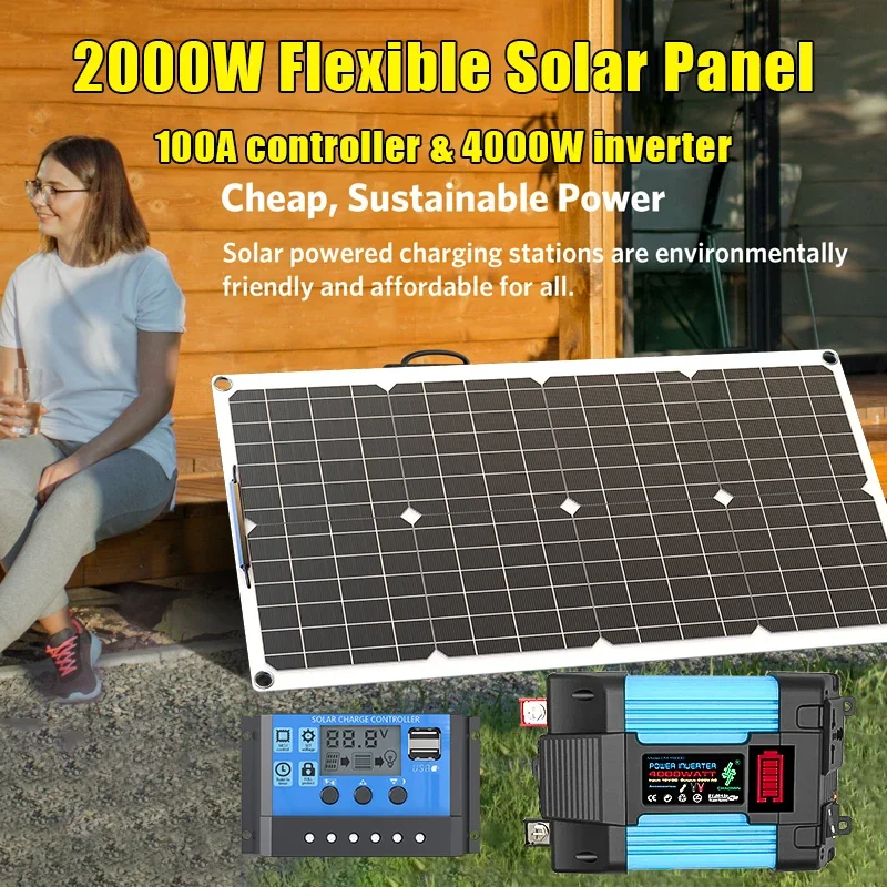 Комплект солнечной панели 4000 – обзор и цена Solar Emergency Charger